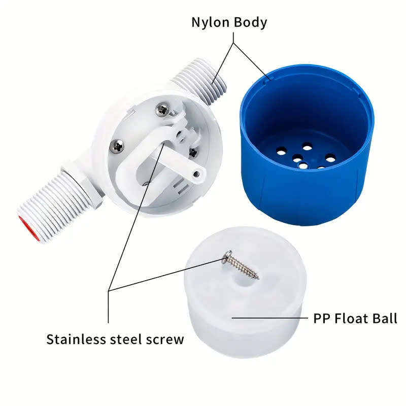 Float Valve 1/2" BSP Automatic Water Level 90deg **LOCAL STOCK**